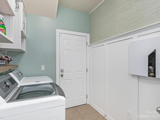 1st Flr - Laundry off of garage to main floor w/board & batten