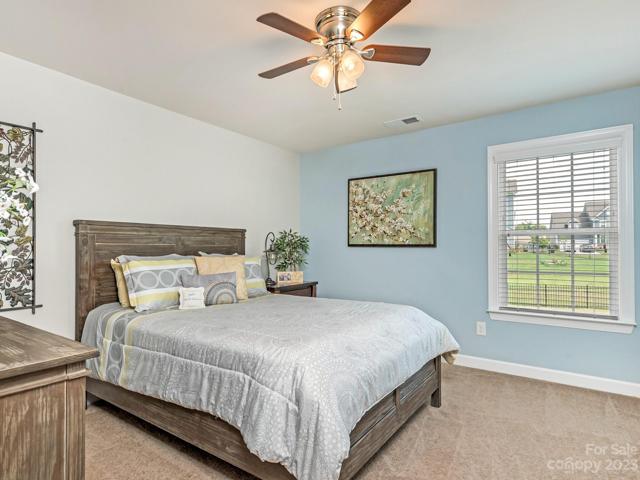 2nd Flr - secondary bedroom (3), ceiling fan, w/WIC (faces backyard)