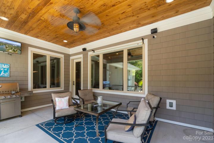 Covered Back Porch Leads to Back Yard Oasis - - 111 Swayne Dr, Mooresville, NC 28117 - The Point