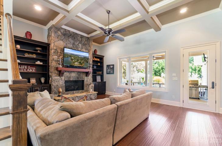 Great Room Opens to Back Porch - 111 Swayne Dr, Mooresville, NC 28117 - The Point