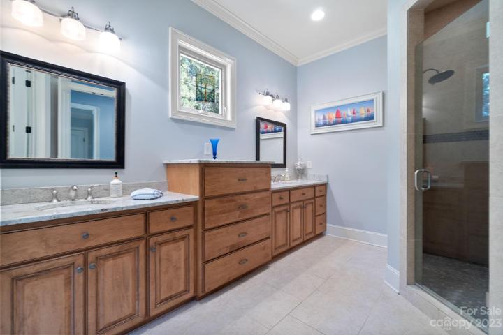 Nice Primary Bath with Pebble Shower Floor - 111 Swayne Dr, Mooresville, NC 28117 - The Point
