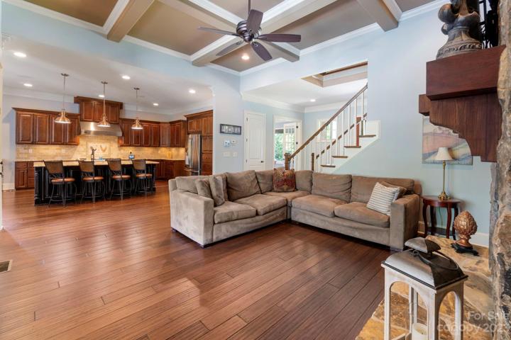 Open Flow from Great Room to Kitchen & Breakfast - 111 Swayne Dr, Mooresville, NC 28117 - The Point