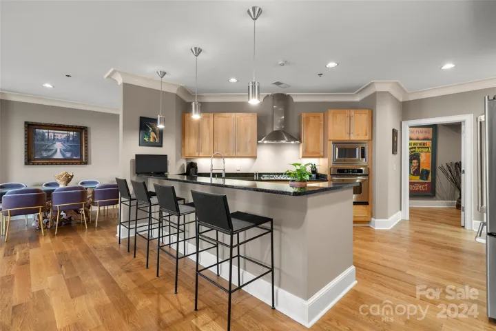 Maple cabinets, updated hardward and granite countertops.
