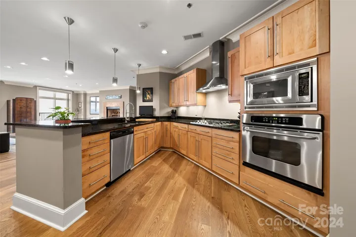 An abundance of cabinets...