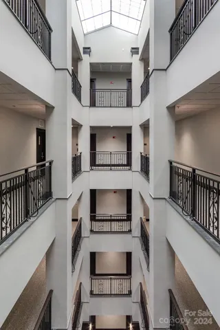 Architecturally inspiring atrium.