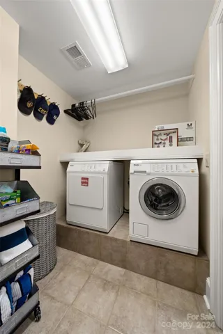 Washer and dryer stays with the condo.