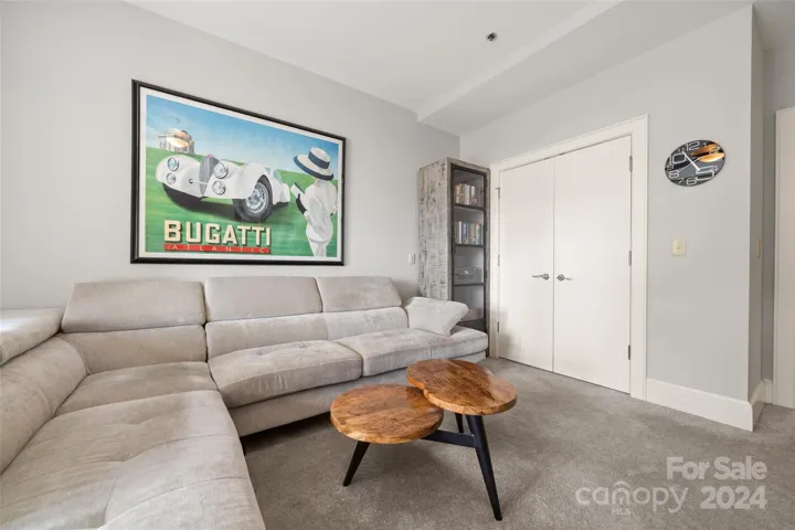 Second bedroom currently used as a den.