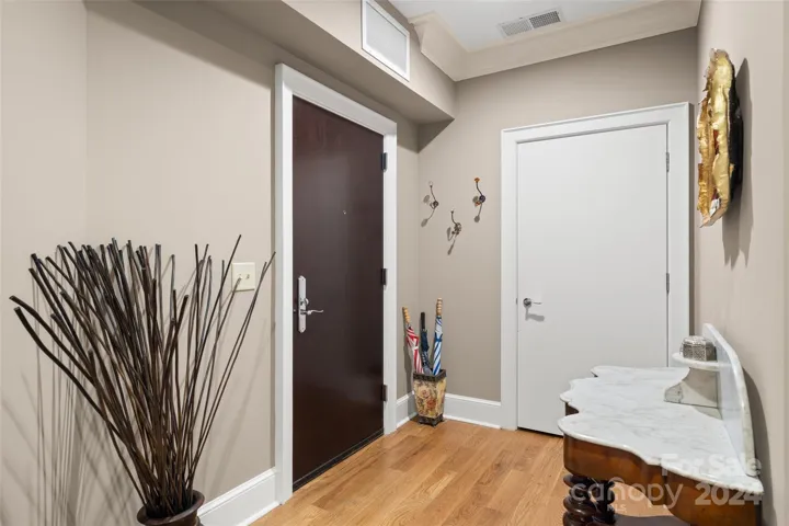 Condo foyer.