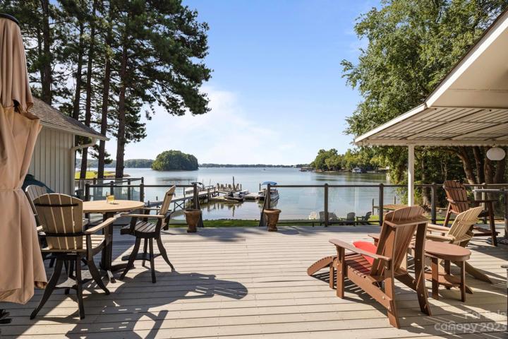 Rear deck/patio with amazing views