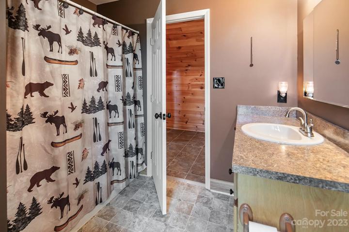 Full, upstairs bathroom