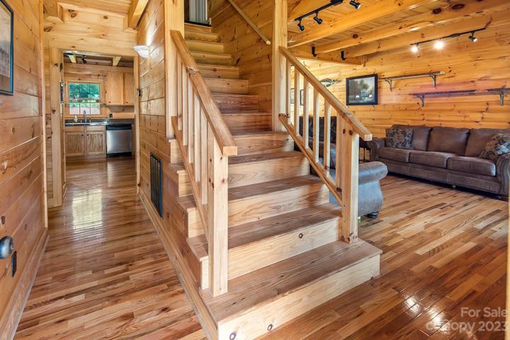 You are greeted by amazing craftsmanship the second you step in the front door.