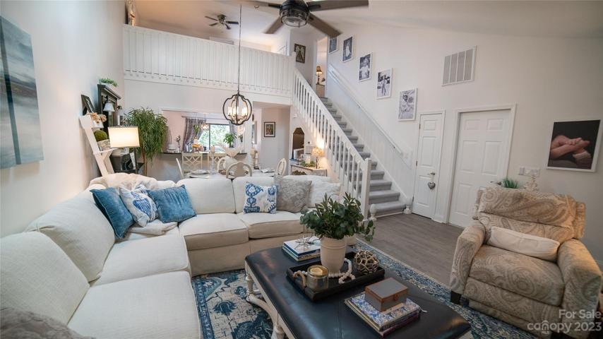Relax in this spacious living room area