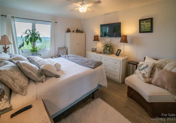 Great views from the bedroom