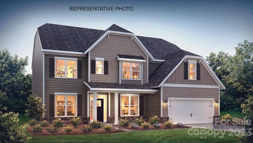 Elevation B- exterior color scheme may vary
