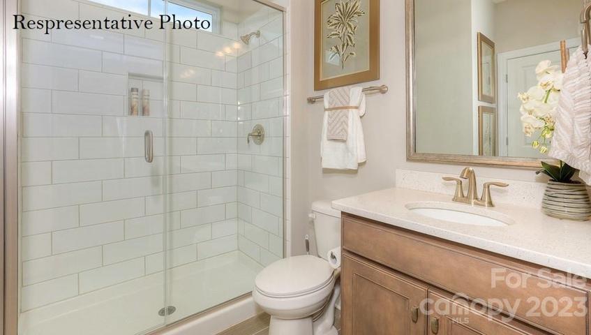 First Floor Bathroom with 5' Walk-in Shower