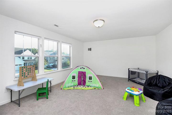 Large room at top of stairs can also be made to suit you needs.  Man cave, playroom, media room, OR bedroom.