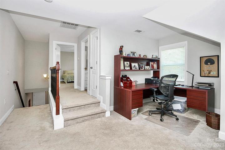 2nd level has space for office, rec/media room AND guest.