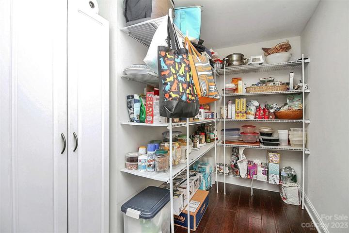 Check out that pantry storage!