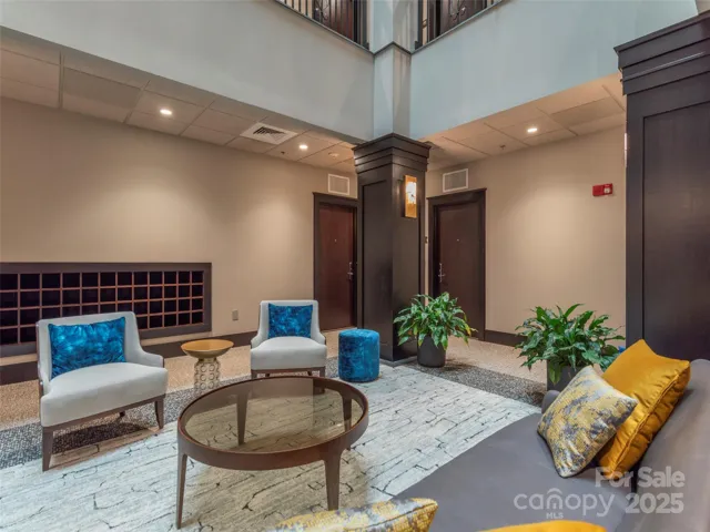 Entry is off the Atrium