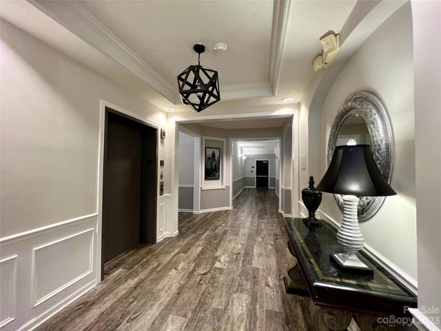 Elevator access for upper floors