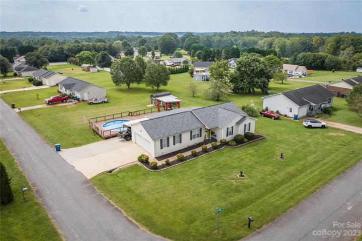 Aerial Side Street View