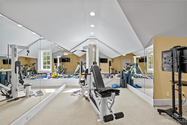 Full size exercise room.
