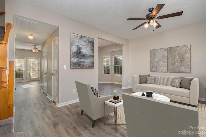Virtually Staged Living Room