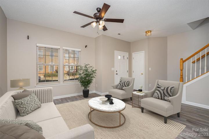 Virtually Staged Living Room