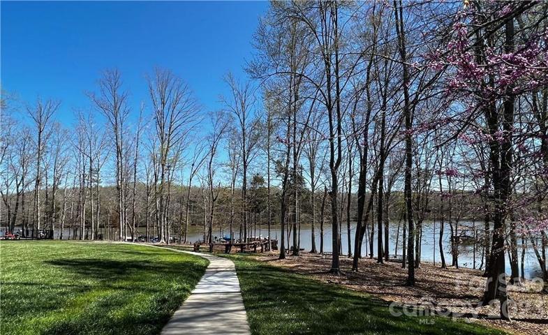 Picnic Areas and walkway to the lake