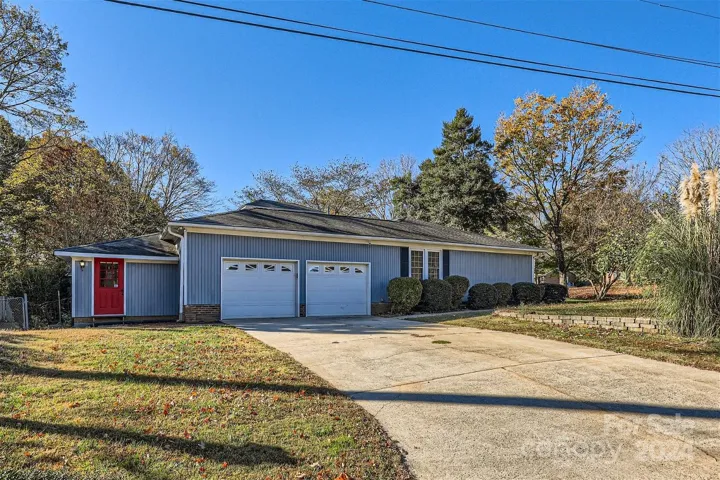 two car garage, plus plenty of parking