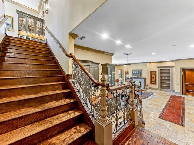 Now, let's descend that stunning staircase to the Terrace Level