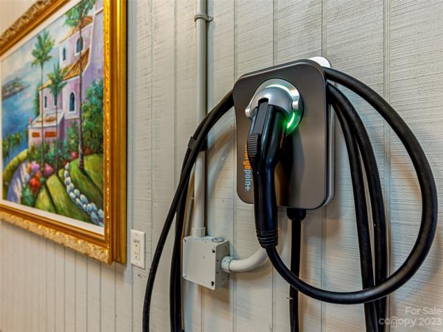 Detailed view of the current/future electric vehicle charger!