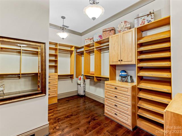 The Primary Suite's custom built-in/walk-in closet