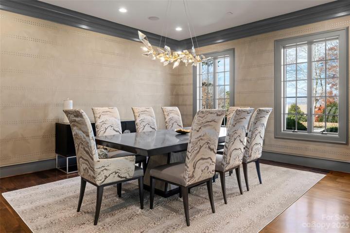 Tastefully upgraded Dining room...
