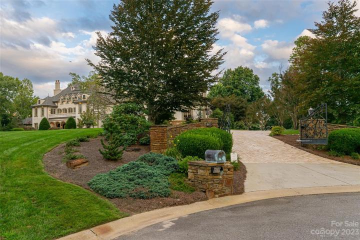 At the end of a cul-de-sac with it's own gated entrance it provides the ultimate private retreat within minutes of South Asheville's amenities