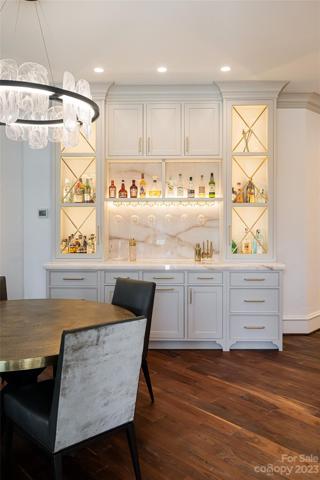 Stunning custom focal cabinet piece