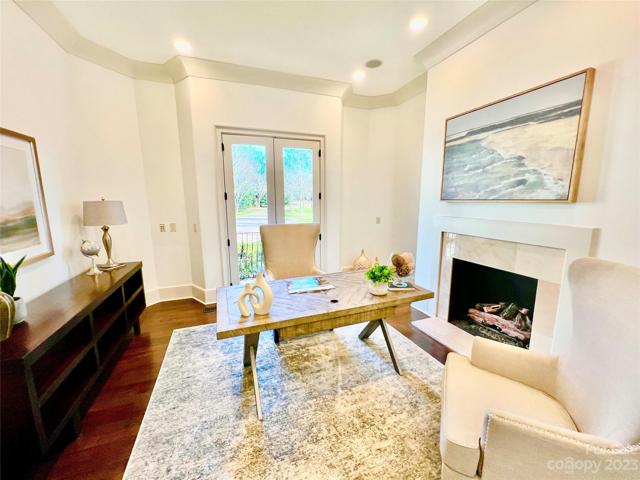 The main floor office