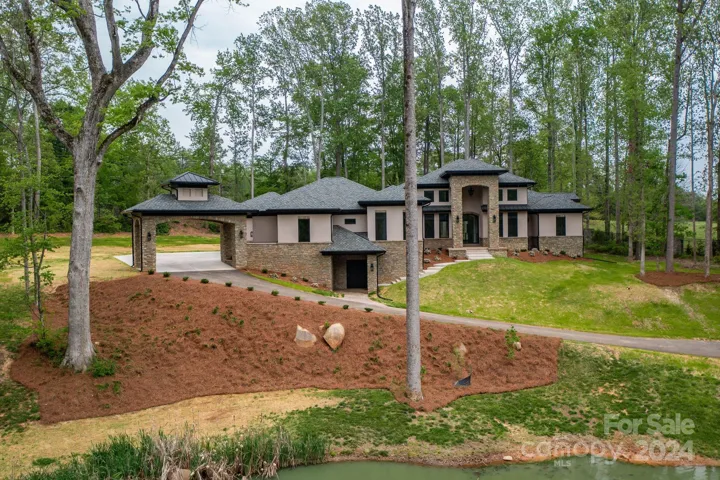 New construction with stunning facade