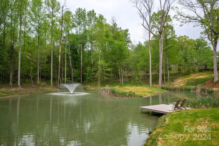 Spring-fed pond is well-stocked for fishing