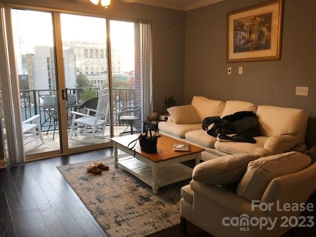 Living room with views