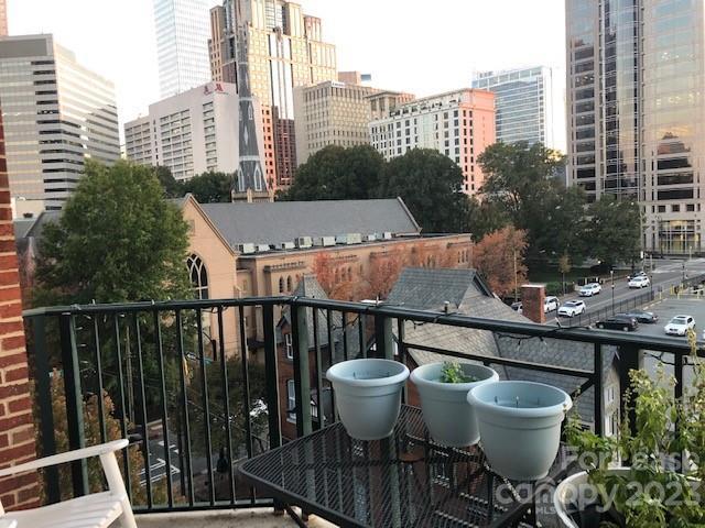 Large Balcony to take in the city views.