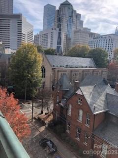 View from Balcony overlooks the city