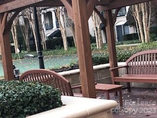 Courtyard benches