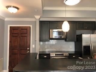 Stainless steel Appliances. Icemaker and water dispenser.