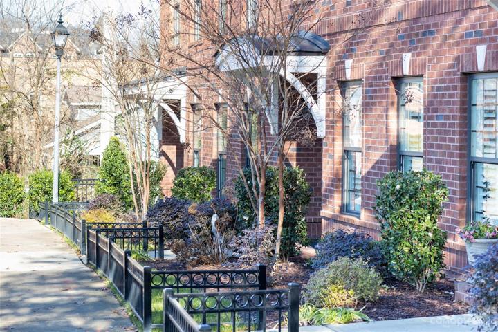 quaint sidewalk view