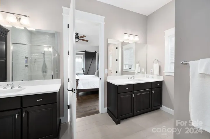 Primary Bath with Dual Vanities