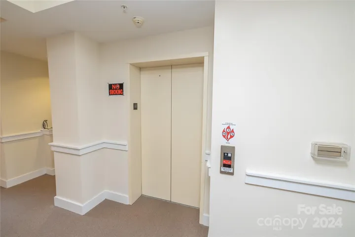 Indoor elevator access to second floor