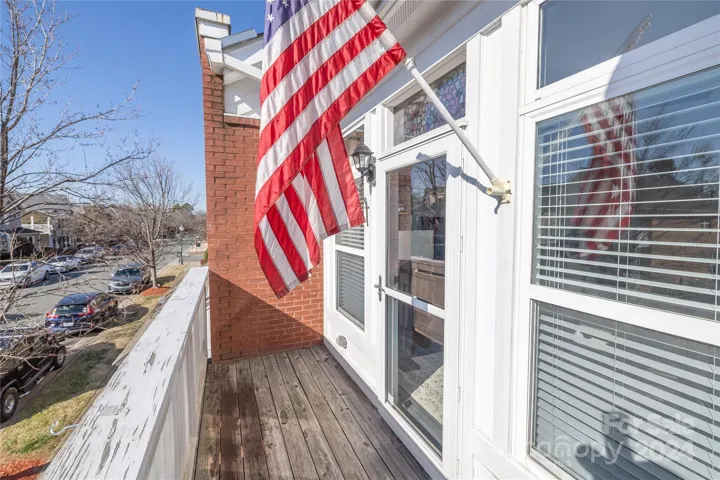 Private balcony