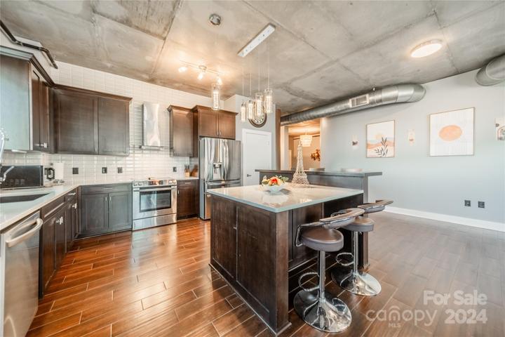 Quartz countertops with upgraded LG Stainless Steel appliances