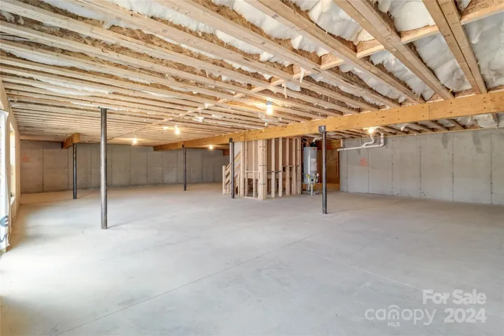 Large Unfinished Basement
